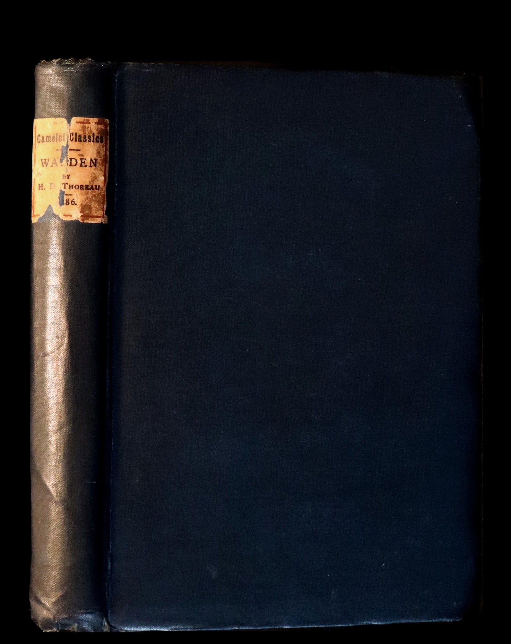 1886 Rare FIRST BRITISH EDITION - WALDEN by Henry David Thoreau.