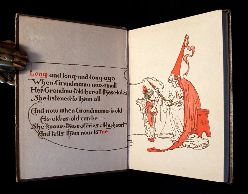 1909 Scarce First Edition - Old Fashioned Fairy Tales illustrated by Margaret Ely Webb.