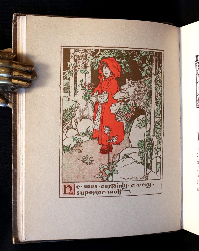 1909 Scarce First Edition - Old Fashioned Fairy Tales illustrated by Margaret Ely Webb.