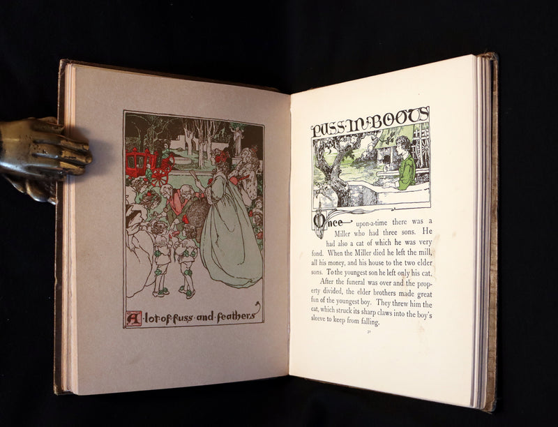 1909 Scarce First Edition - Old Fashioned Fairy Tales illustrated by Margaret Ely Webb.