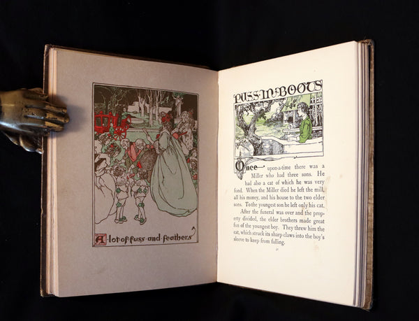 1909 Scarce First Edition - Old Fashioned Fairy Tales illustrated by Margaret Ely Webb.