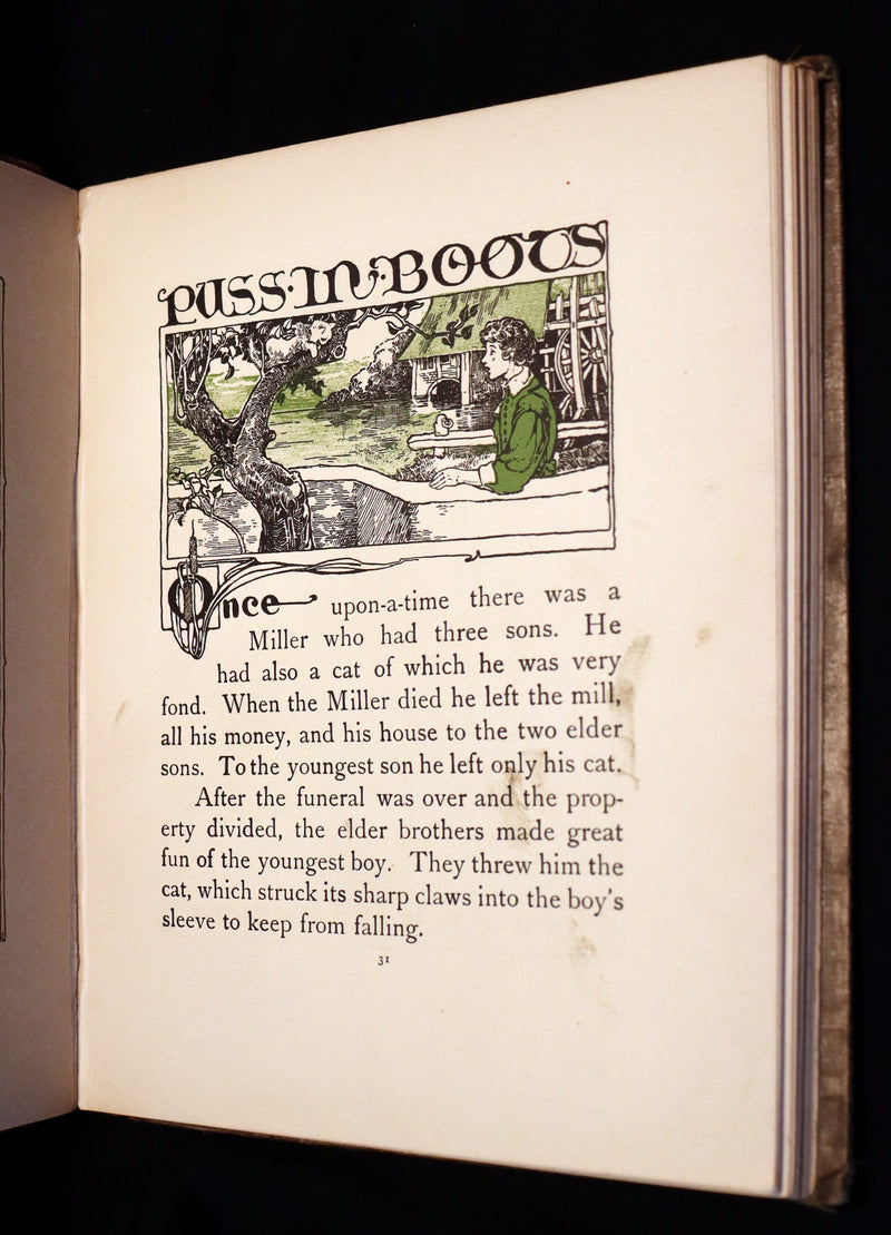1909 Scarce First Edition - Old Fashioned Fairy Tales illustrated by Margaret Ely Webb.