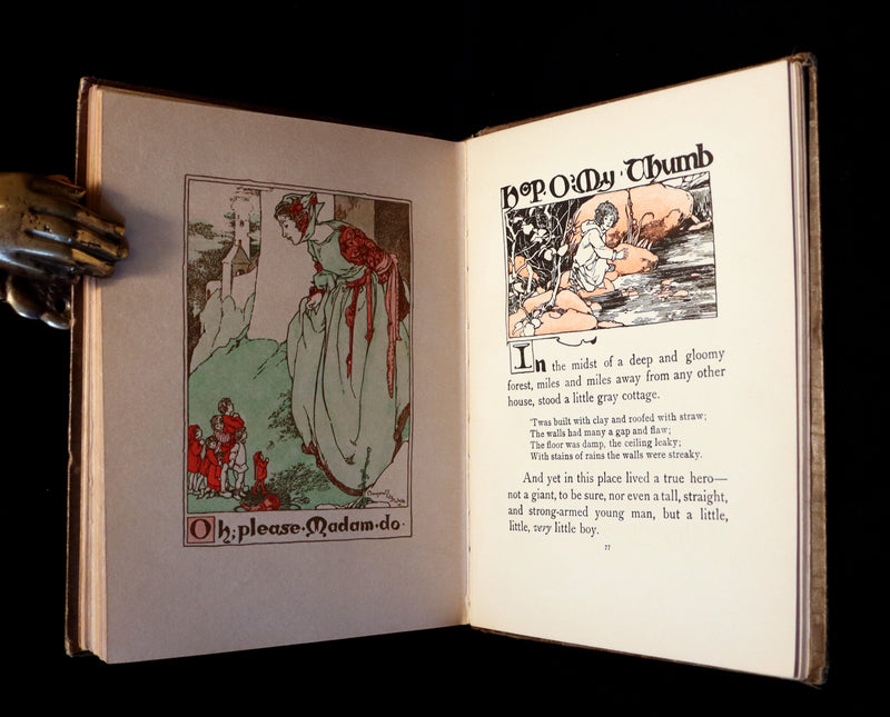 1909 Scarce First Edition - Old Fashioned Fairy Tales illustrated by Margaret Ely Webb.
