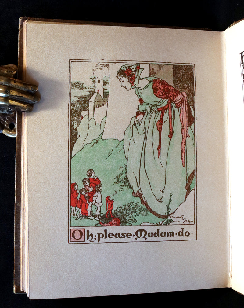 1909 Scarce First Edition - Old Fashioned Fairy Tales illustrated by Margaret Ely Webb.