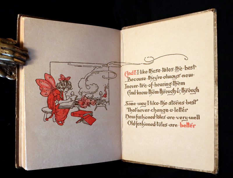 1909 Scarce First Edition - Old Fashioned Fairy Tales illustrated by Margaret Ely Webb.