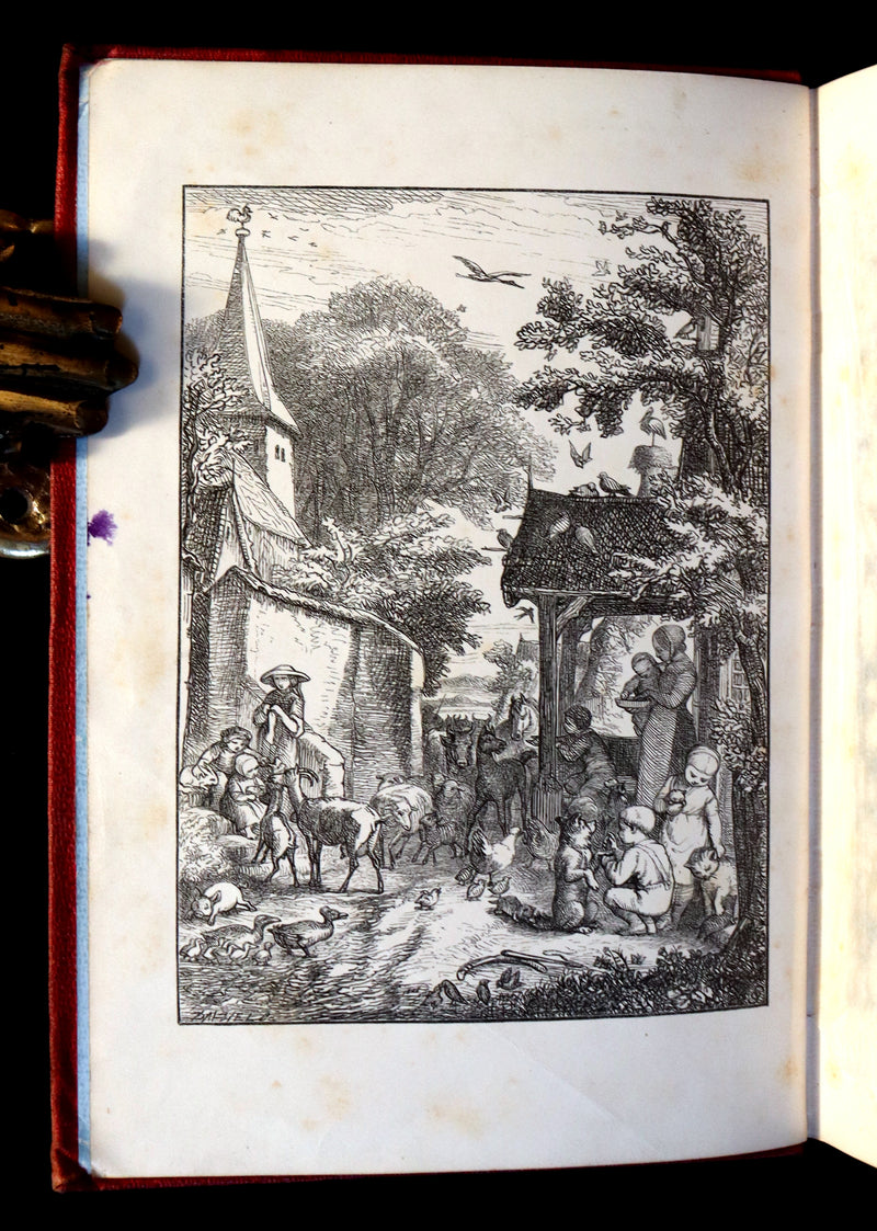 1858 Scarce First Edition - Picture Fables Drawn by Otto Speckter.