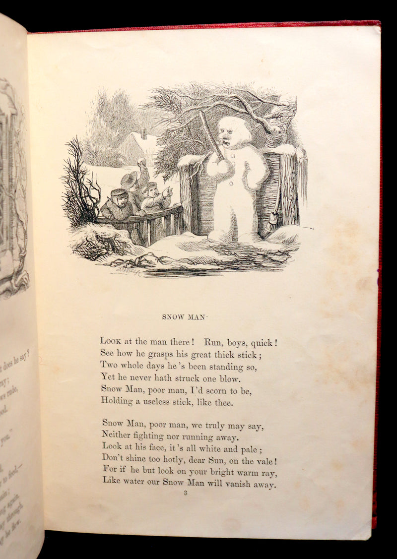 1858 Scarce First Edition - Picture Fables Drawn by Otto Speckter.