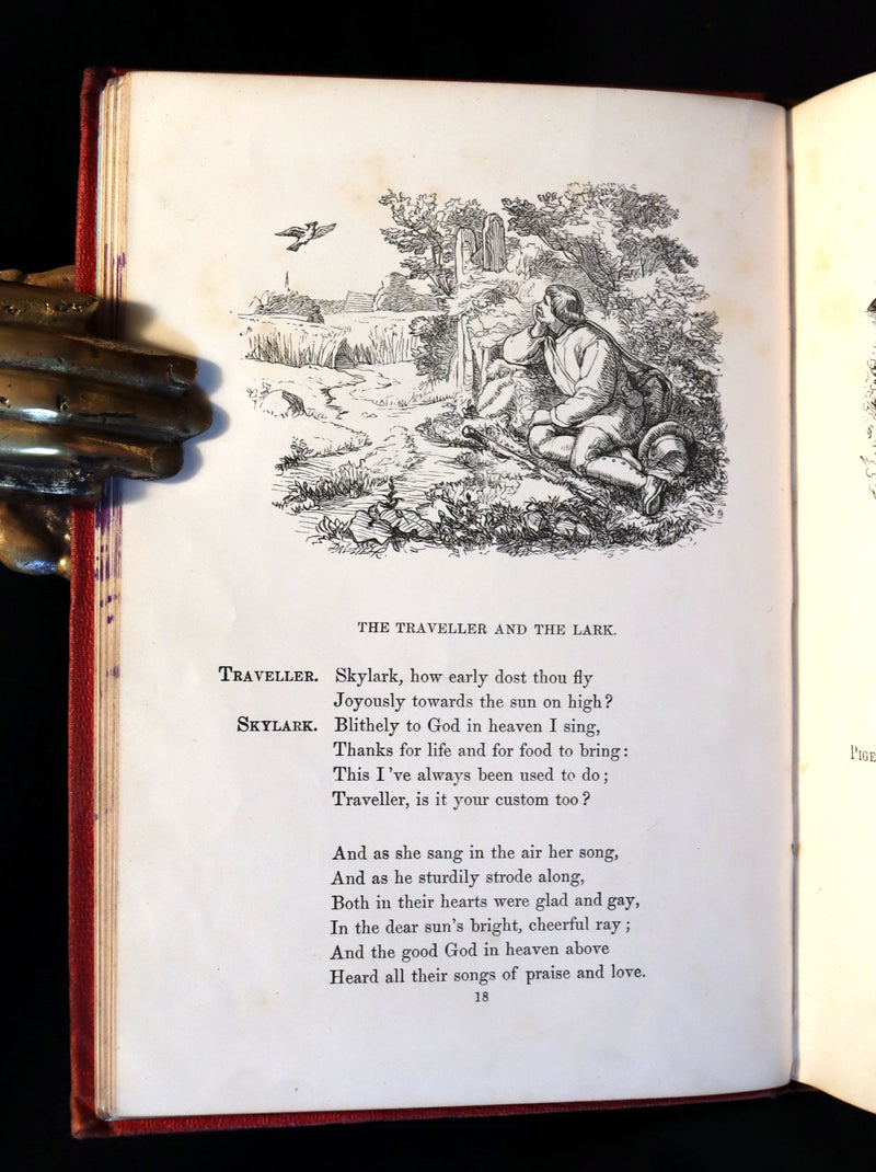 1858 Scarce First Edition - Picture Fables Drawn by Otto Speckter.