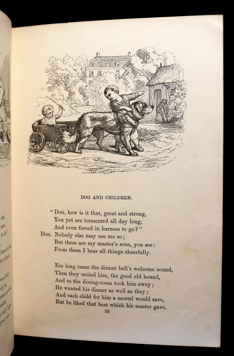 1858 Scarce First Edition - Picture Fables Drawn by Otto Speckter.