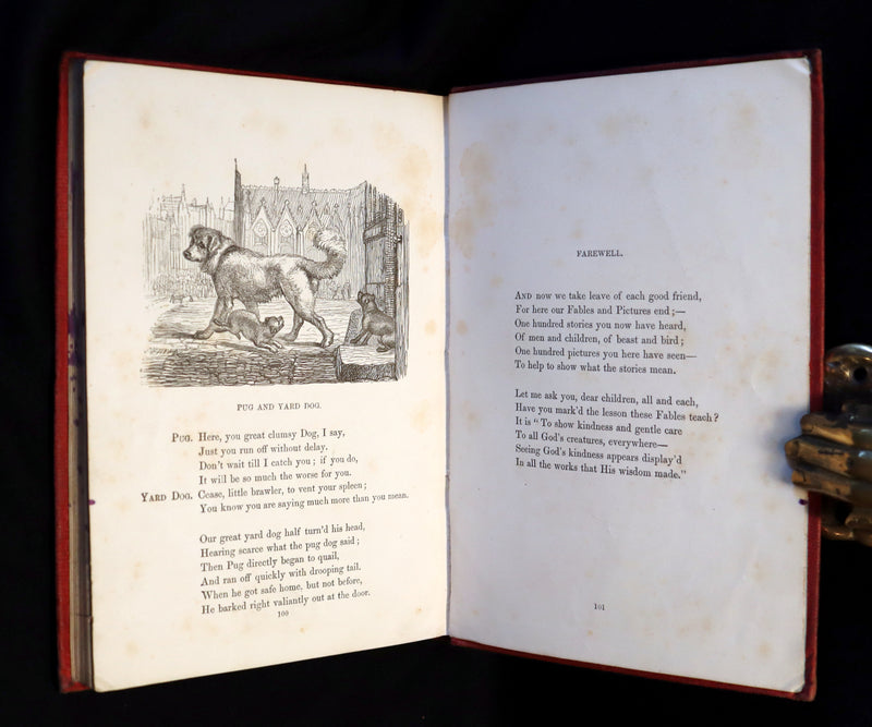 1858 Scarce First Edition - Picture Fables Drawn by Otto Speckter.