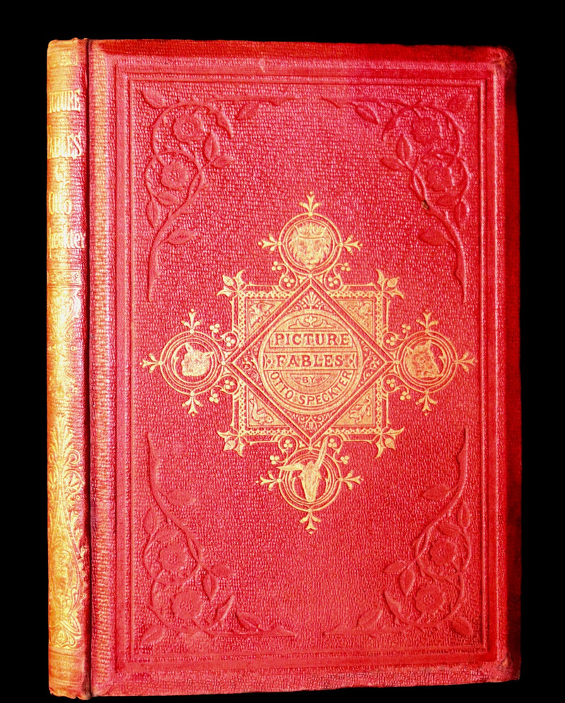 1858 Scarce First Edition - Picture Fables Drawn by Otto Speckter.
