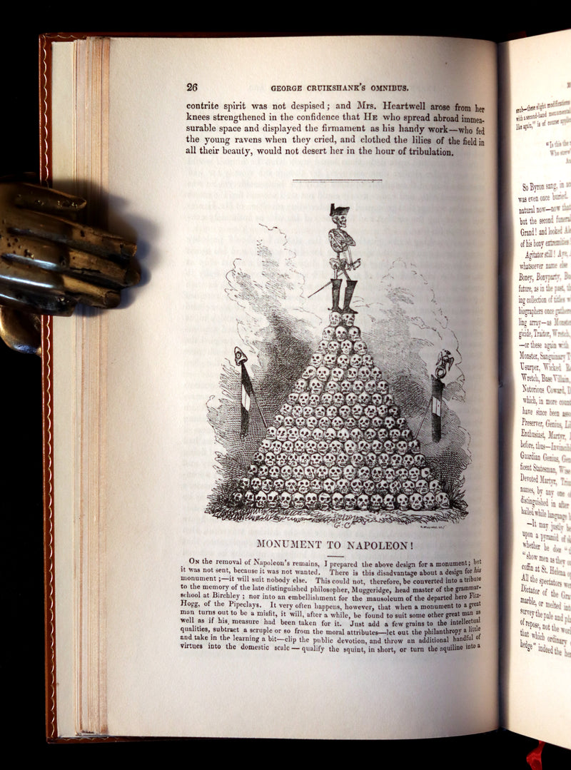 1842 First Edition bound by Root & Son - George Cruikshank's Omnibus.