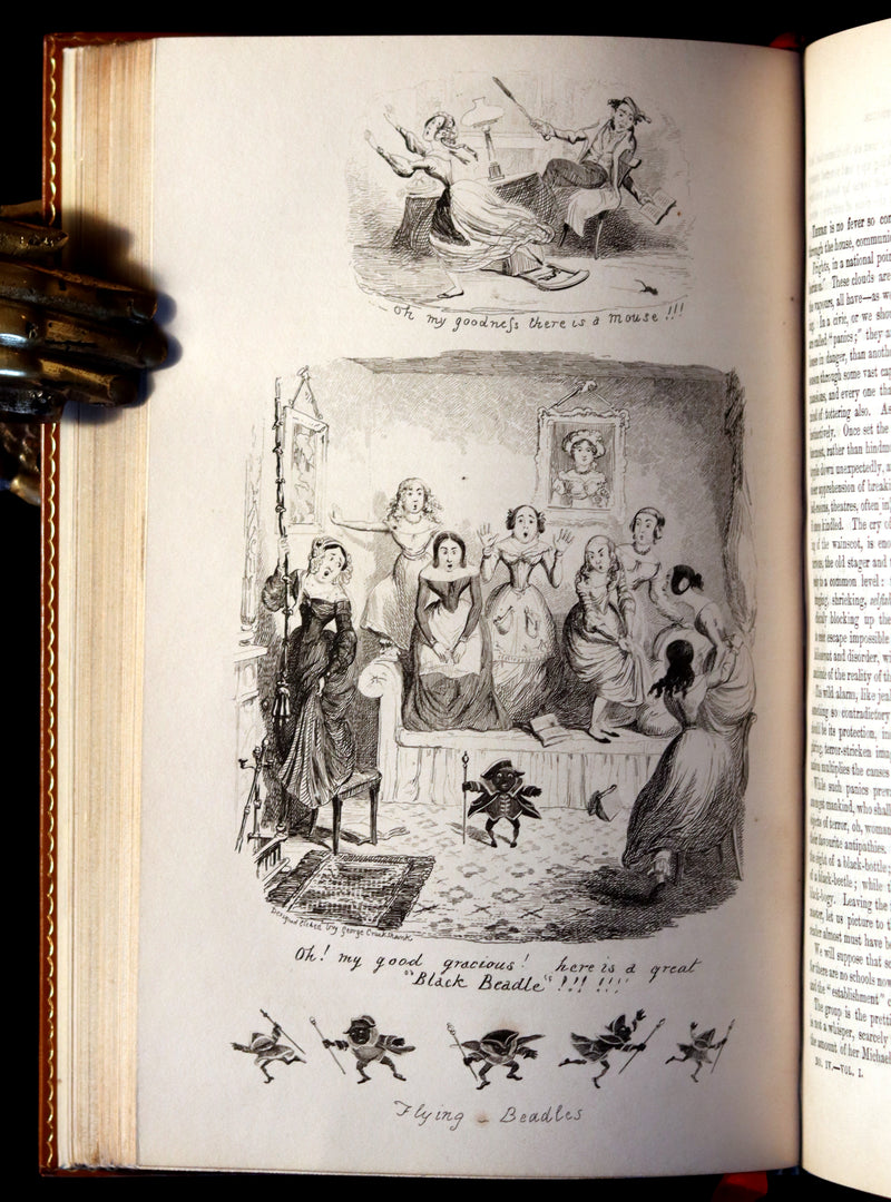 1842 First Edition bound by Root & Son - George Cruikshank's Omnibus.