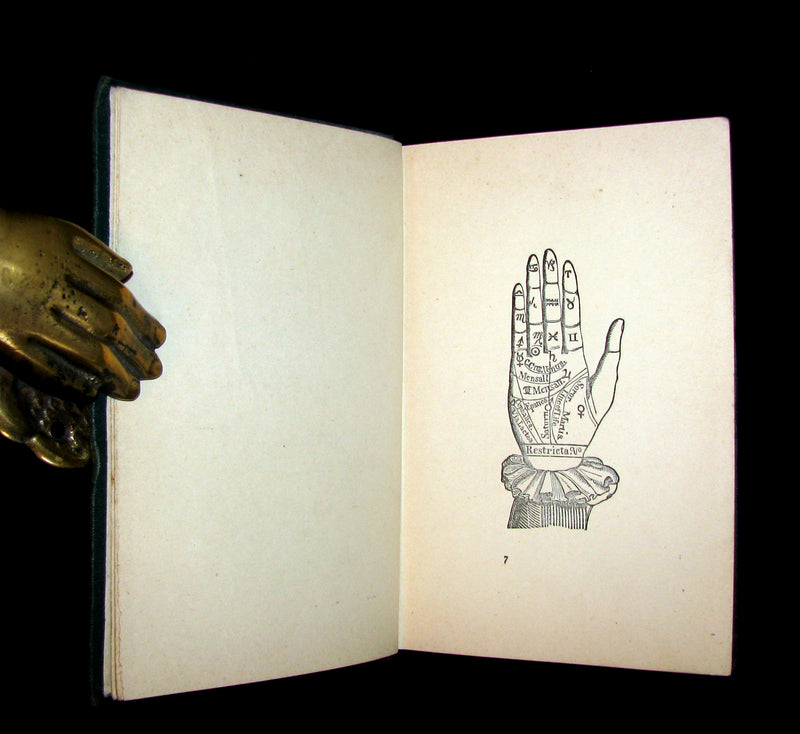 1880 Scarce Book - Up-to-Date PALMISTRY, Physiognomy and Fortune-telling by Noses.