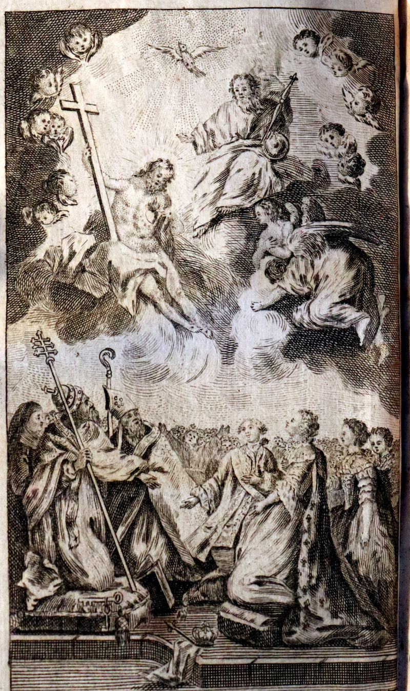 1753 Scarce French Book - The Perfect Worshiper of the Sacred Heart of Jesus by Gabriel-Francois Nicollet. First Edition.