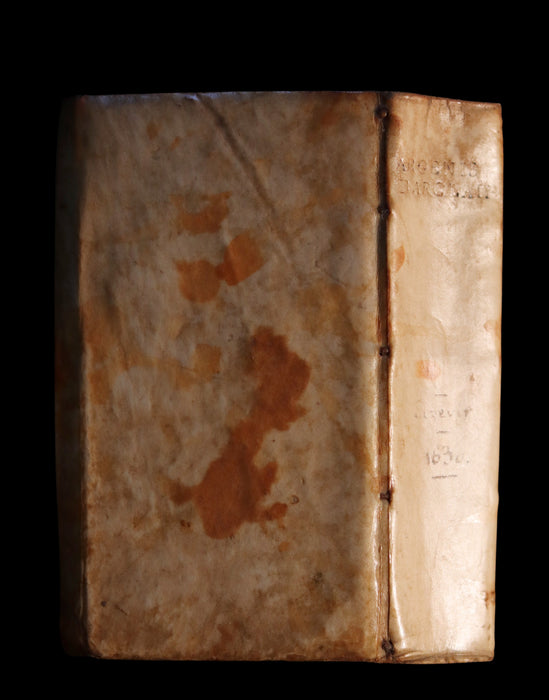 1630 Rare Latin Vellum Book - Scottish writer John Barclay - ARGENIS - published by Elzevir.