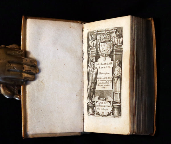 1630 Rare Latin Vellum Book - Scottish writer John Barclay - ARGENIS - published by Elzevir.