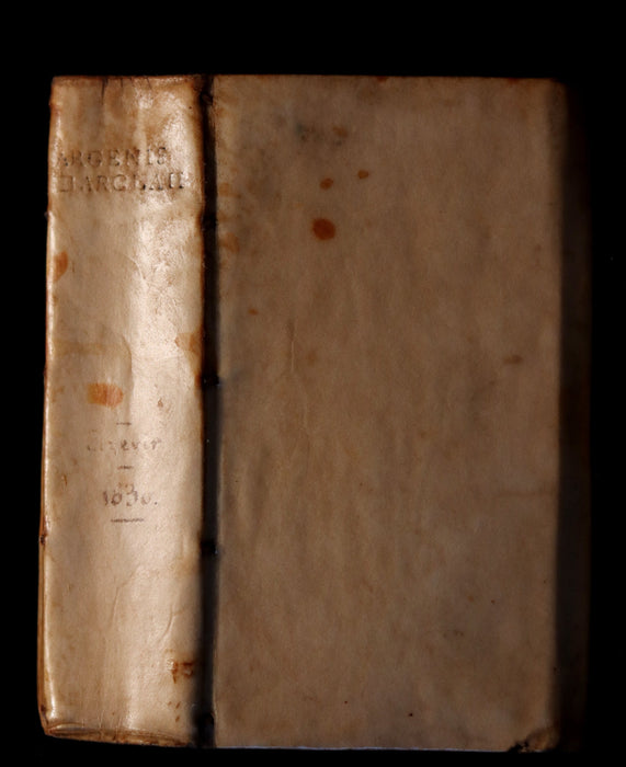 1630 Rare Latin Vellum Book - Scottish writer John Barclay - ARGENIS - published by Elzevir.