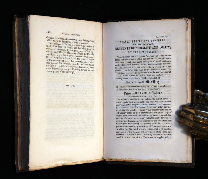 1845 Rare Victorian Book - THE PHILOSOPHY OF MYSTERY: or Ghosts, Fairy Mythology, Spectres, Demonology, ...