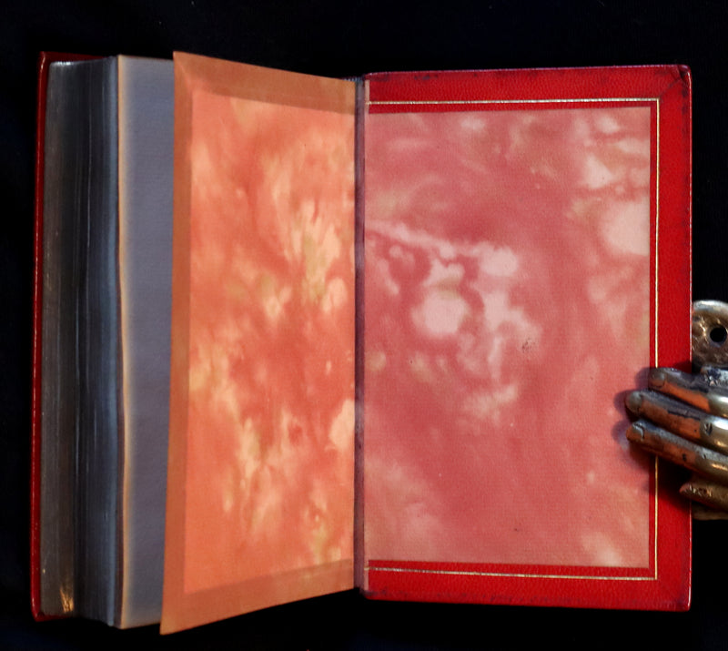 1830 1stED Book - bound by The Hampstead Bindery - Letters on Demonology & Witchcraft color illustrated by Cruikshank.