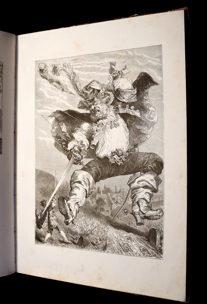 1865 Rare French Fairy Tales Book ~ The Tales of Perrault continued by Timothee Trimm.