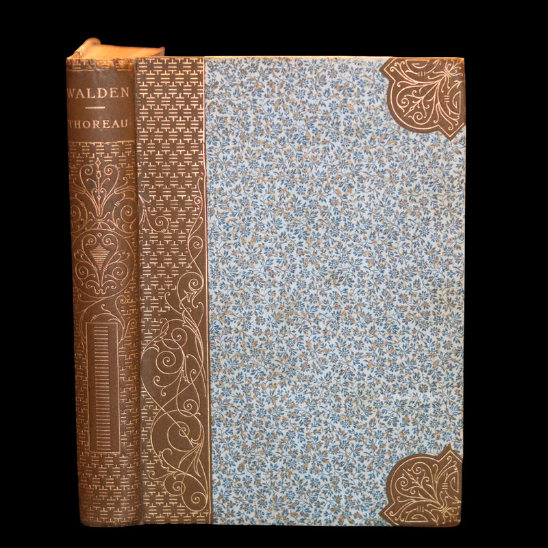 1886 Scarce Victorian Book - WALDEN or Life in the Woods by Henry David Thoreau.