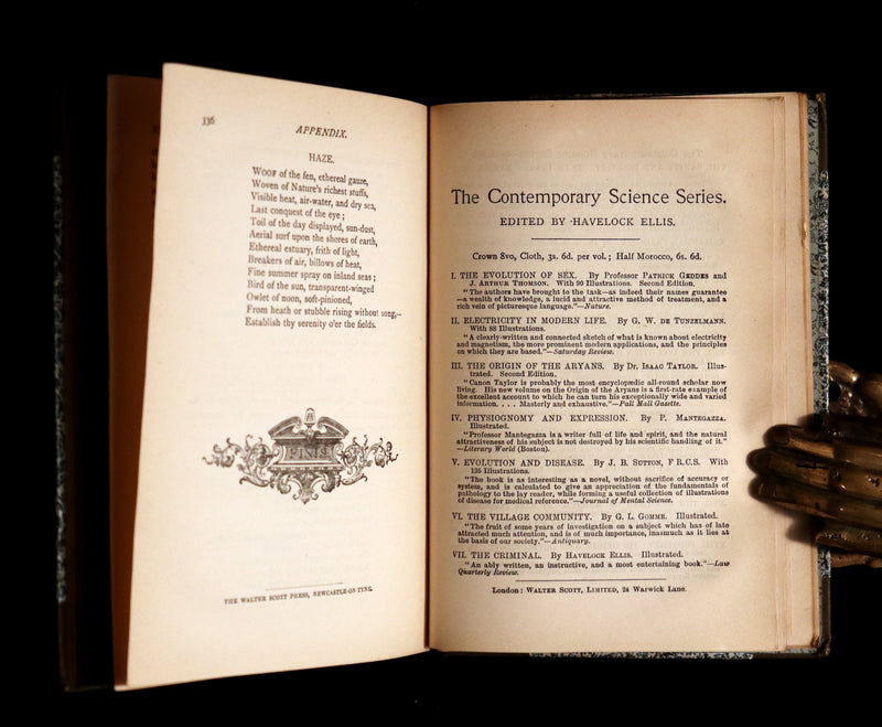 1886 Scarce Victorian Book - WALDEN or Life in the Woods by Henry David Thoreau.