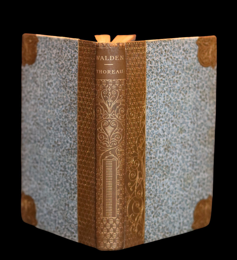 1886 Scarce Victorian Book - WALDEN or Life in the Woods by Henry David Thoreau.