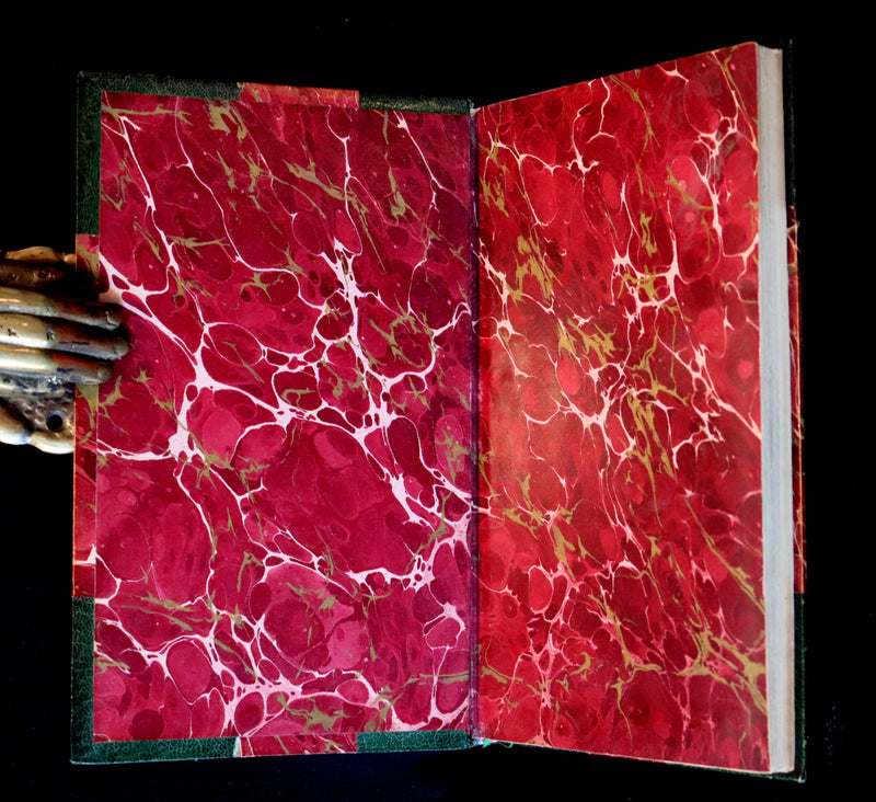 1832 Beautiful Tout Binding - The NEW BATH GUIDE, COLOR Illustrated by Cruikshank.