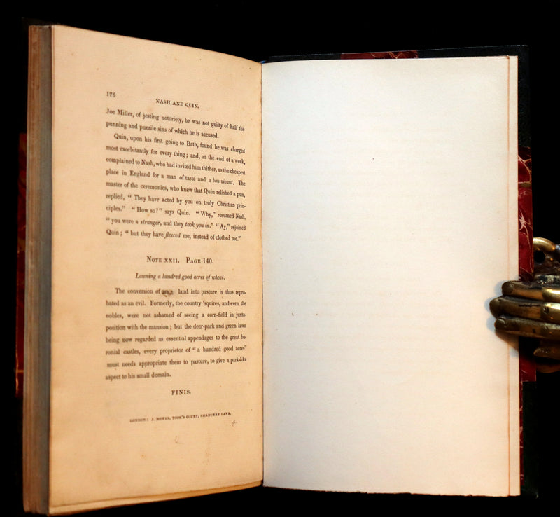 1832 Beautiful Tout Binding - The NEW BATH GUIDE, COLOR Illustrated by Cruikshank.