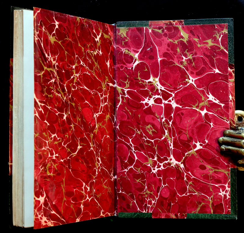 1832 Beautiful Tout Binding - The NEW BATH GUIDE, COLOR Illustrated by Cruikshank.