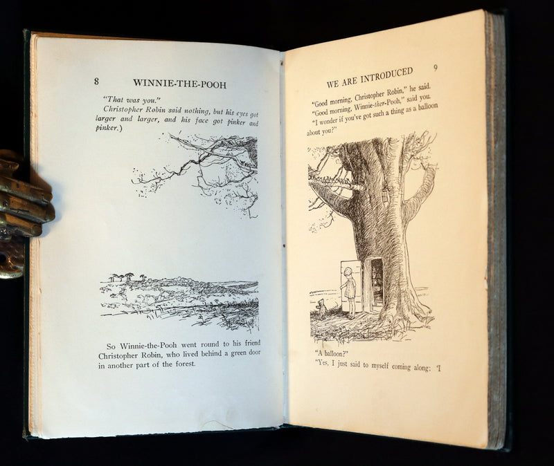 1926 Nice First Edition - A. A. Milne - WINNIE-THE-POOH Illustrated by Ernest H. Shepard.