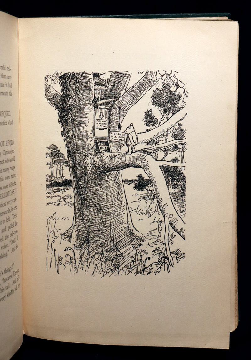1926 Nice First Edition - A. A. Milne - WINNIE-THE-POOH Illustrated by Ernest H. Shepard.