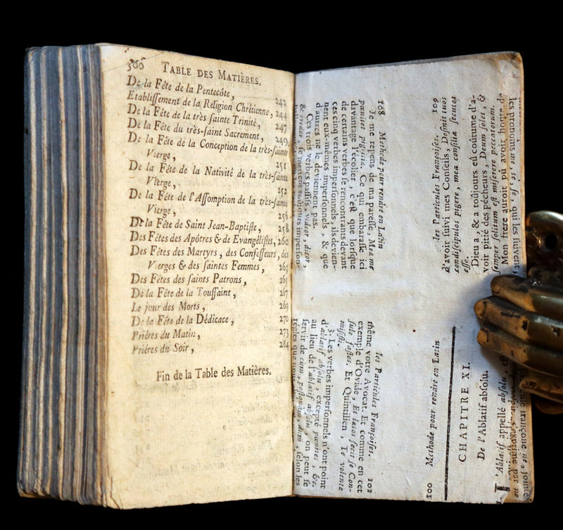 1790 Scarce French Book ~ The Bayeux Catechism or Compendium of Christian Doctrine.