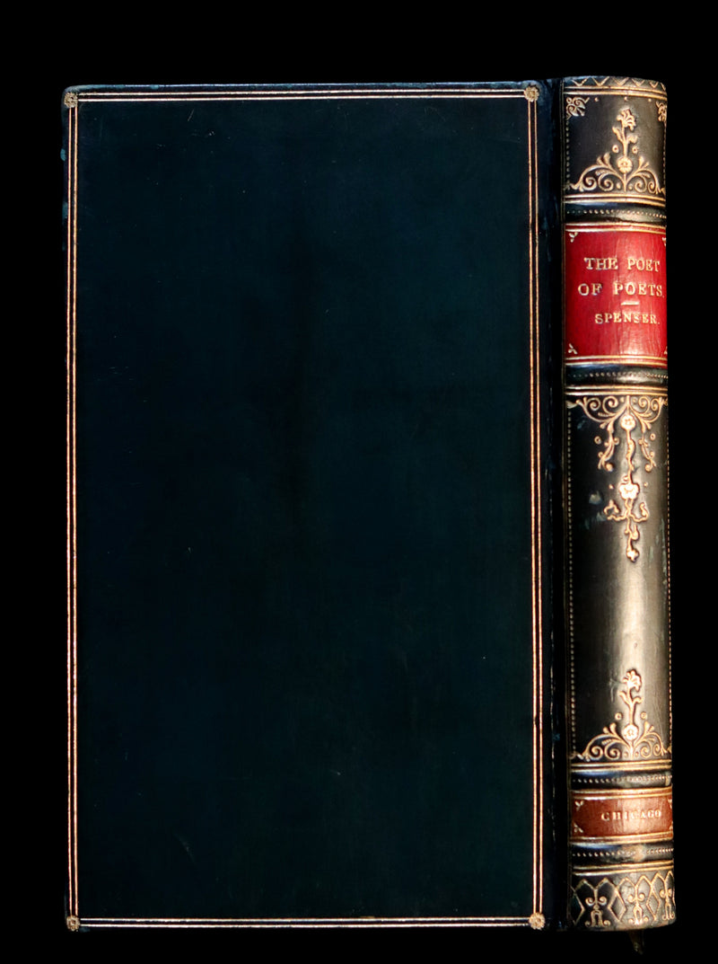 1890 Scarce Book - The Love Verse of Edmund Spenser bound by SANGORSKI & SUTCLIFFE.