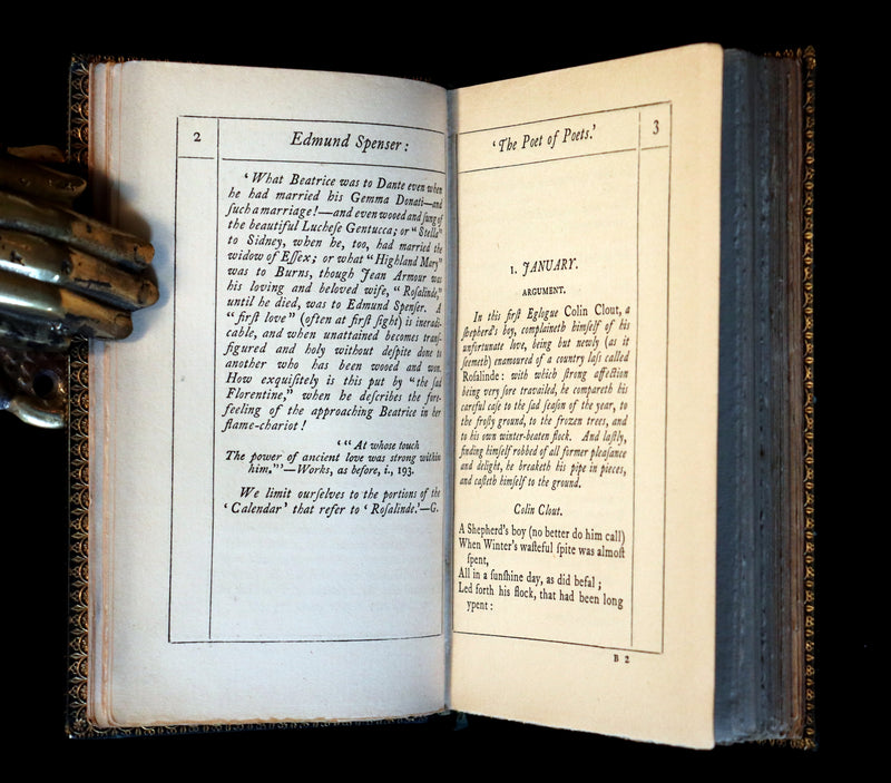 1890 Scarce Book - The Love Verse of Edmund Spenser bound by SANGORSKI & SUTCLIFFE.