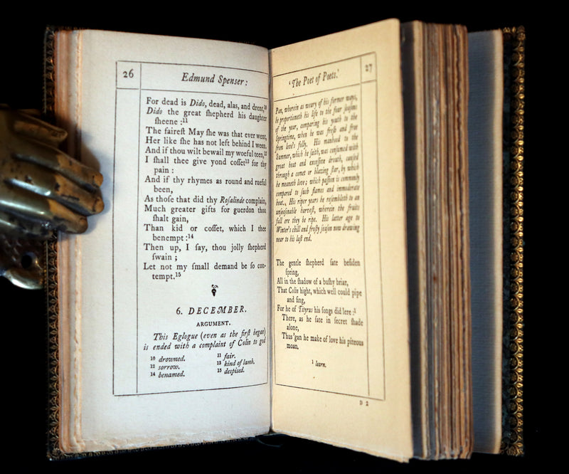 1890 Scarce Book - The Love Verse of Edmund Spenser bound by SANGORSKI & SUTCLIFFE.