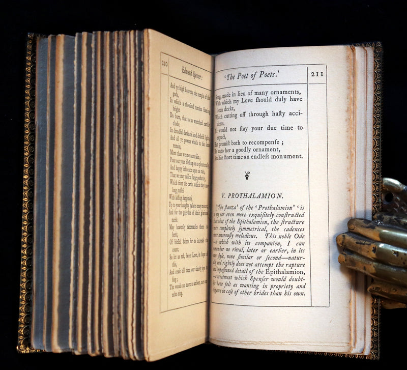 1890 Scarce Book - The Love Verse of Edmund Spenser bound by SANGORSKI & SUTCLIFFE.