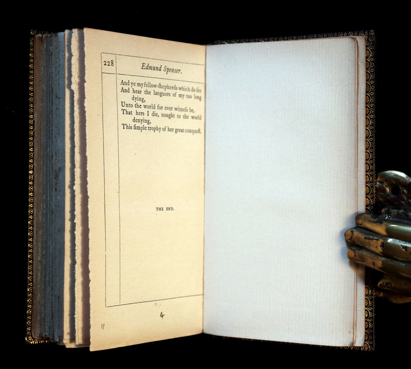 1890 Scarce Book - The Love Verse of Edmund Spenser bound by SANGORSKI & SUTCLIFFE.