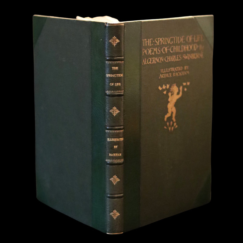 1918 Rare 1stED Book - The Springtide of Life by Swinburne illustrated by Arthur Rackham.