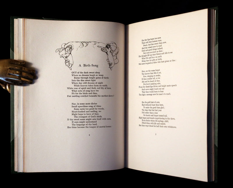 1918 Rare 1stED Book - The Springtide of Life by Swinburne illustrated by Arthur Rackham.