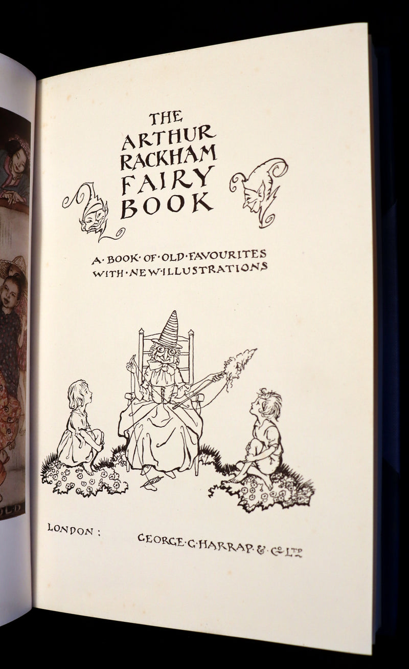 1933 Rare First Edition - The Arthur RACKHAM Fairy Book. Color Illustrated.