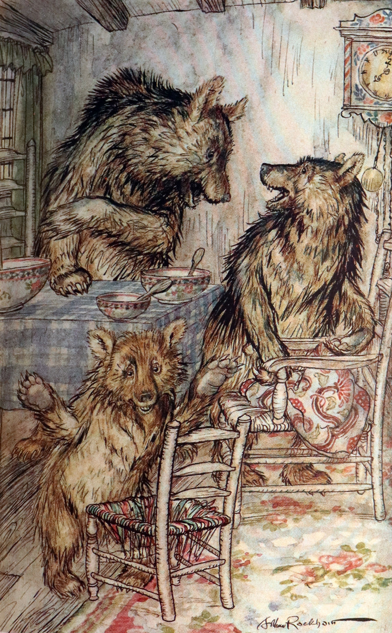 1933 Rare First Edition - The Arthur RACKHAM Fairy Book. Color Illustrated.