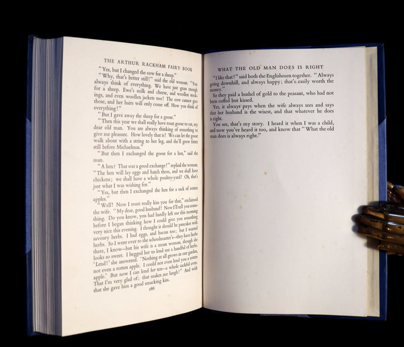 1933 Rare First Edition - The Arthur RACKHAM Fairy Book. Color Illustrated.