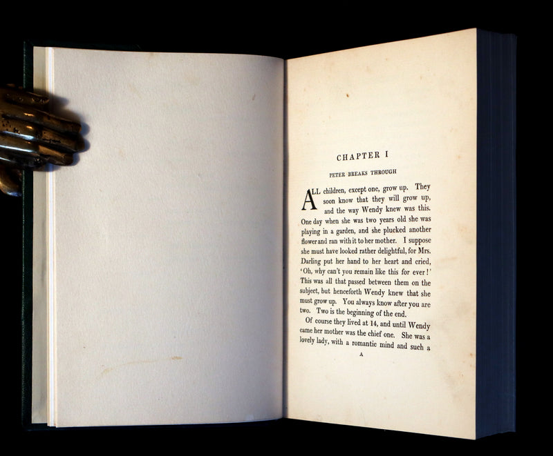 1911 Rare 1st UK Edition Book - Peter Pan - Peter and Wendy by James Matthew Barrie.