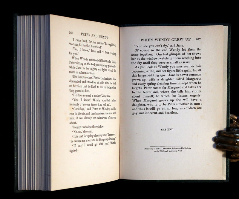 1911 Rare 1st UK Edition Book - Peter Pan - Peter and Wendy by James Matthew Barrie.