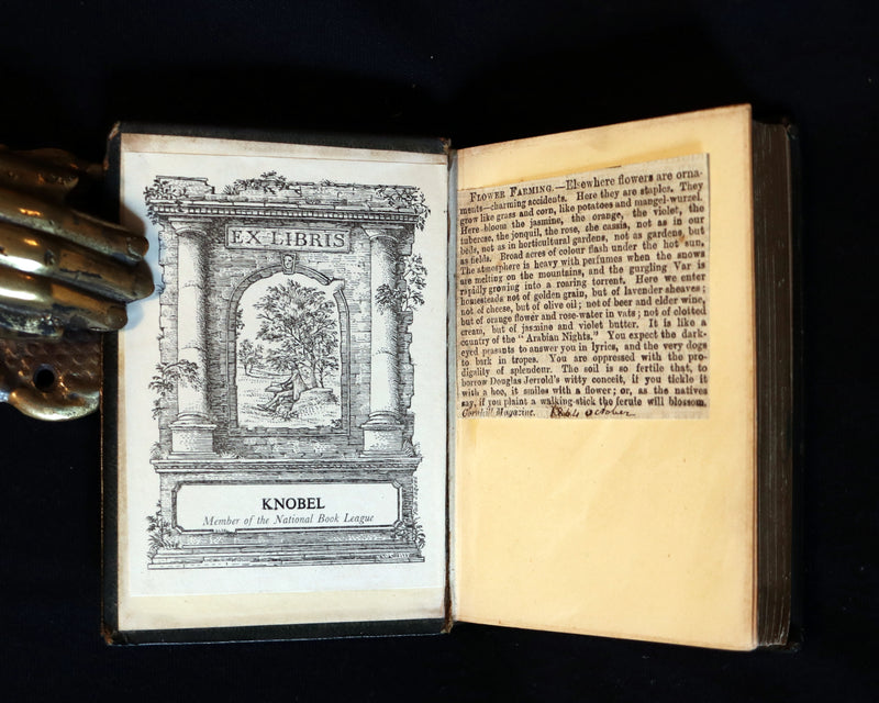 1841 Rare Floriography Book ~ Sentiment of Flowers or Language of Flora with coloured plates.