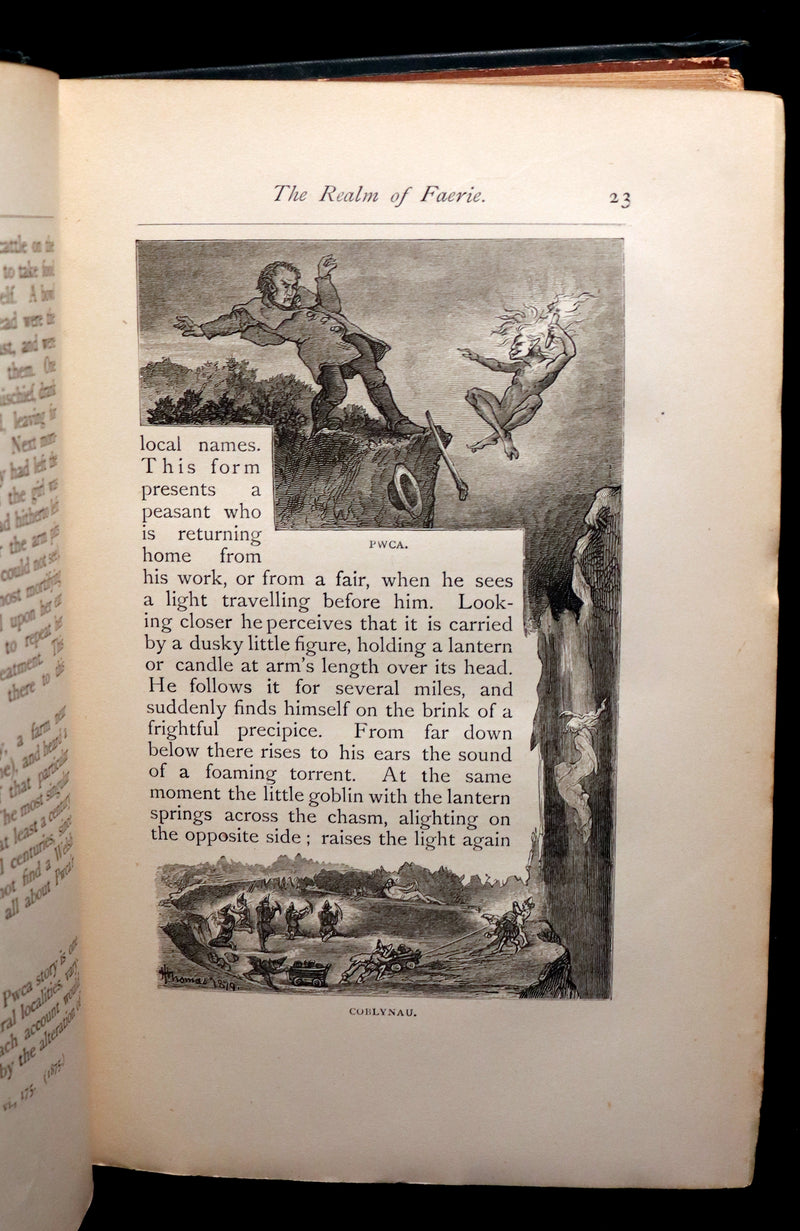 1881 Rare First US Edition - BRITISH GOBLINS : Welsh Folk-lore, Fairy Mythology, Legends & Traditions.