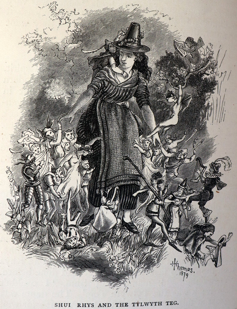 1881 Rare First US Edition - BRITISH GOBLINS : Welsh Folk-lore, Fairy Mythology, Legends & Traditions.