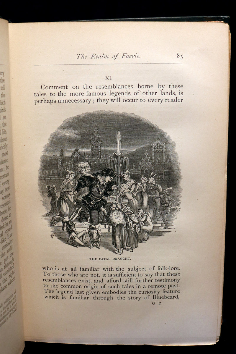 1881 Rare First US Edition - BRITISH GOBLINS : Welsh Folk-lore, Fairy Mythology, Legends & Traditions.
